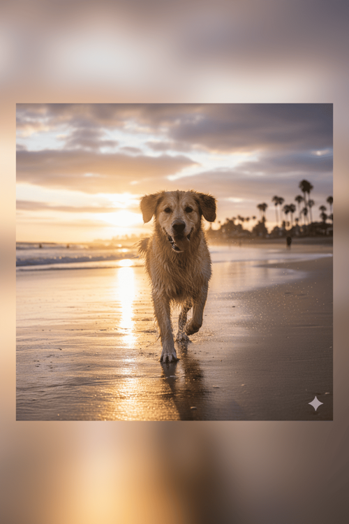ビーチの犬 - Pinterest 2:3